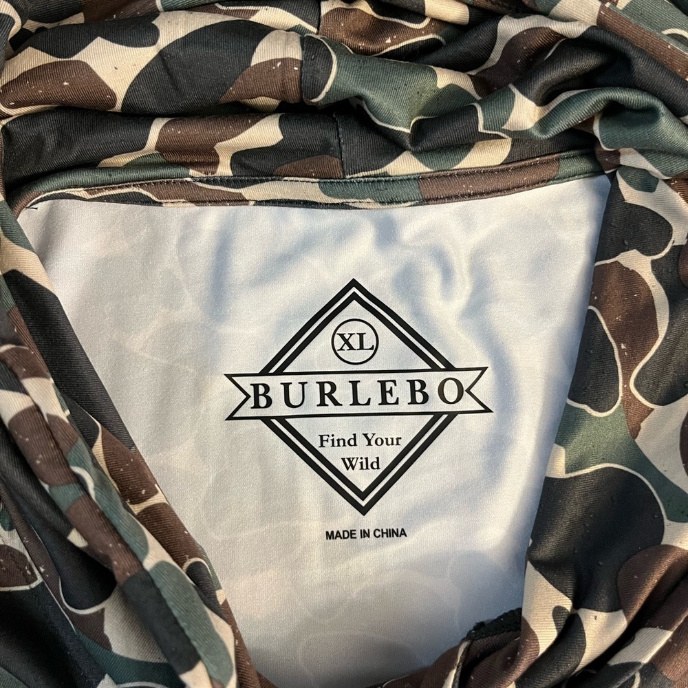 BURLEBO Woodland Camo Hoodie